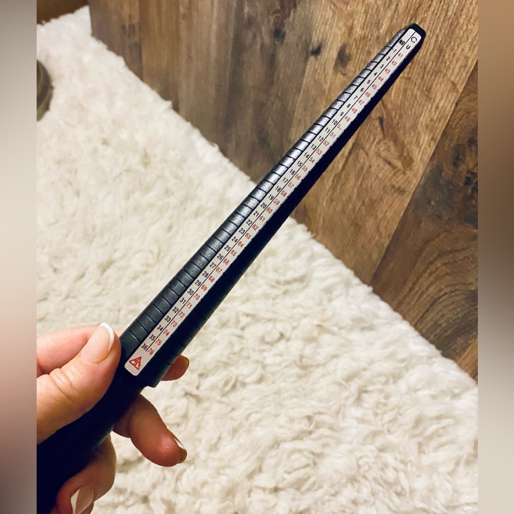 Black Ring Sizer Tool NWT